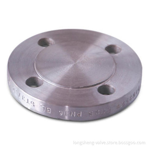 Blind Forged Steel Flange, Meets A105/A350LF2/P245GH/C22.8/Rst 37.2 ANSI/DIN/BS/JIS/EN1 Standards